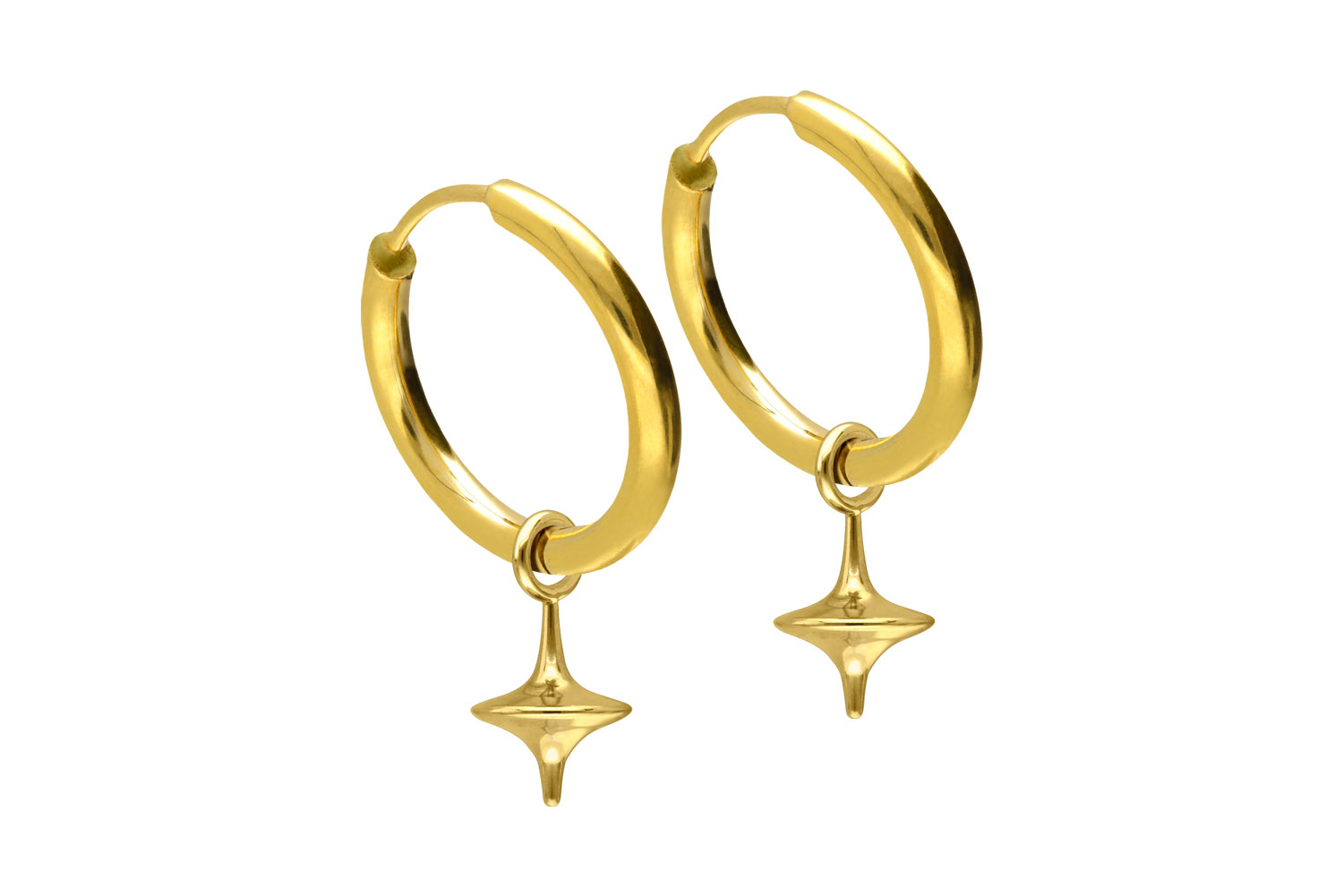 Chirurgenstahl Ohrclicker Creolen KREISEL von Piercingline